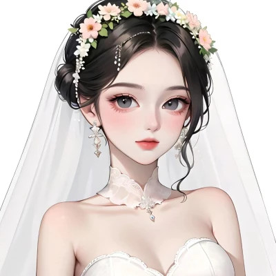 2025最新手绘女生精致头像图片