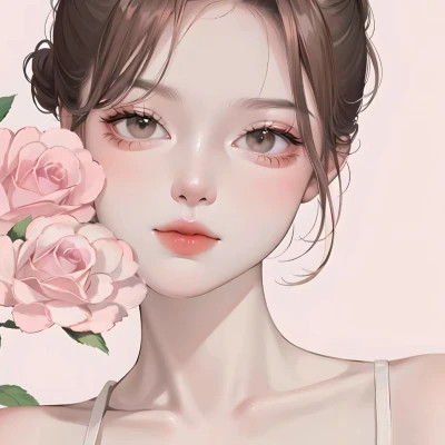 2025最新手绘女生精致头像图片