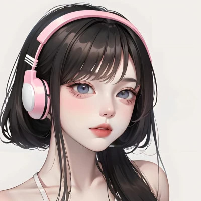 2025最新手绘女生精致头像图片