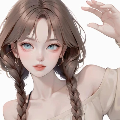 2025最新手绘女生精致头像图片
