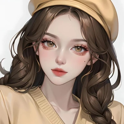 2025最新手绘女生精致头像图片