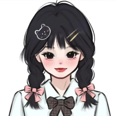 2025好看头像女生卡通手绘图片