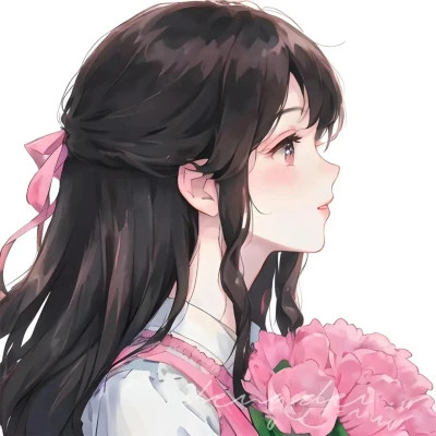 2025好看头像女生卡通手绘图片