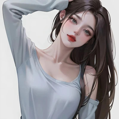 2025好看头像女生卡通手绘图片