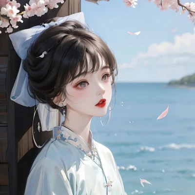 2025好看头像女生卡通手绘图片