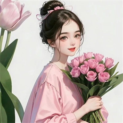 2025好看头像女生卡通手绘图片