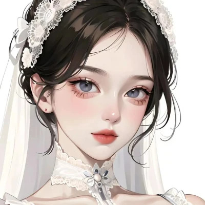 温柔到爆的神仙头像女手绘精致图片