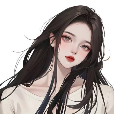 温柔到爆的神仙头像女手绘精致图片