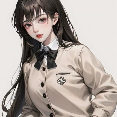 2025手绘女生头像高清