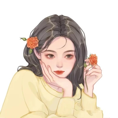 2025手绘女生头像高清