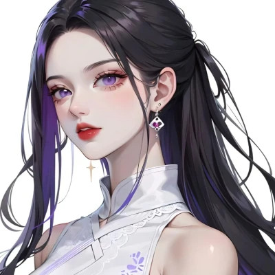 2025超火手绘精致高清女生动漫头像