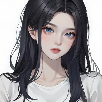 2025超火手绘精致高清女生动漫头像