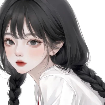 2025超火手绘精致高清女生动漫头像