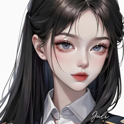2025超火手绘精致高清女生动漫头像