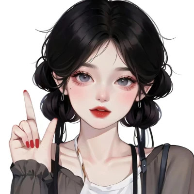 2025最火女生手绘头像图片
