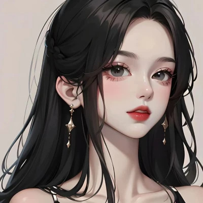 2025最火女生手绘头像图片