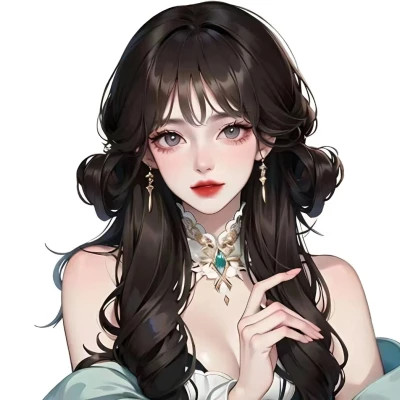 2025最好看手绘女生头像图片