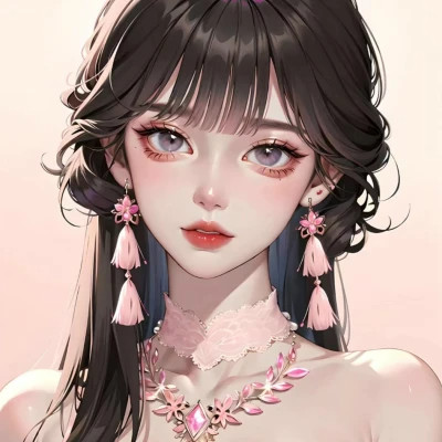 2025最好看手绘女生头像图片
