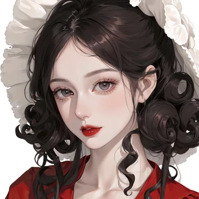 2025最好看手绘女生头像图片