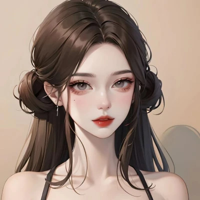 2025唯美头像女生卡通手绘