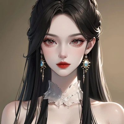 2025唯美头像女生卡通手绘