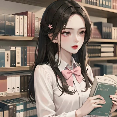 2025唯美头像女生卡通手绘