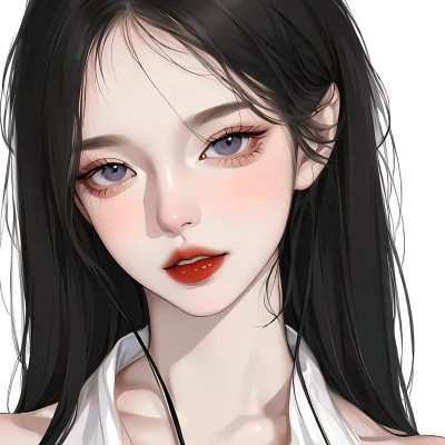 2025唯美头像女生卡通手绘