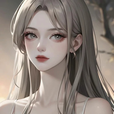 手绘美女头像唯美图片高清