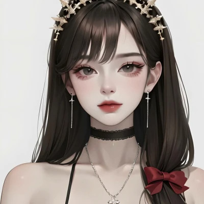 手绘美女头像唯美图片高清