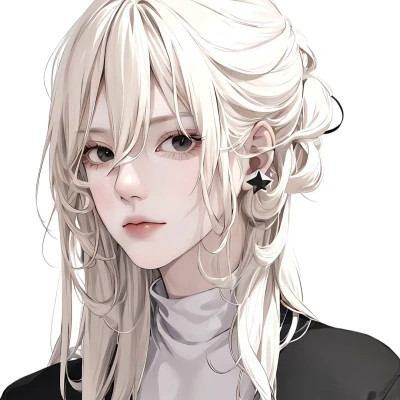 手绘美女头像唯美图片高清