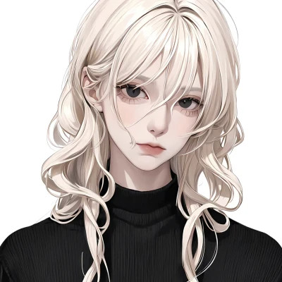 手绘美女头像唯美图片高清