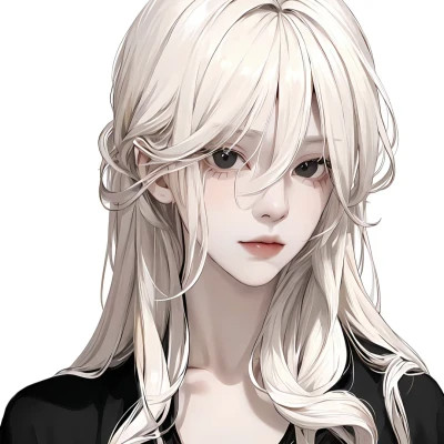 手绘美女头像唯美图片高清