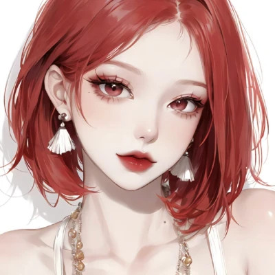 手绘美女头像唯美图片高清