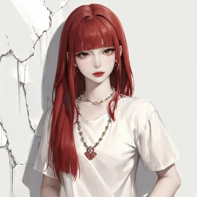 手绘美女头像唯美图片高清
