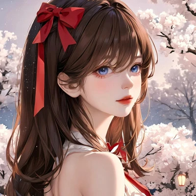 手绘美女头像唯美图片高清