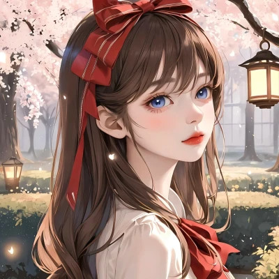 手绘美女头像唯美图片高清
