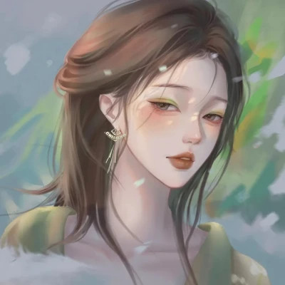 2025女生简单大方手绘气质头像