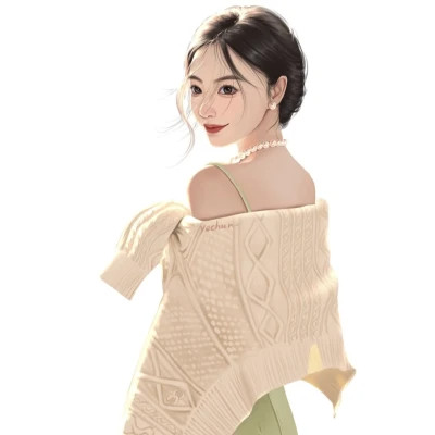 2025女生简单大方手绘气质头像