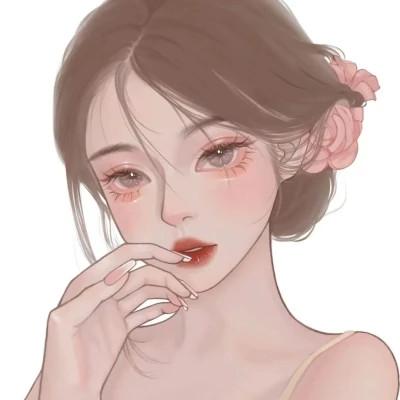 2025女生简单大方手绘气质头像