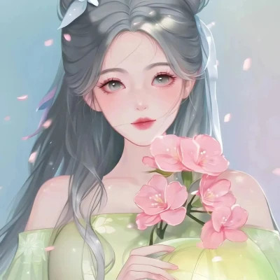 2025女生简单大方手绘气质头像