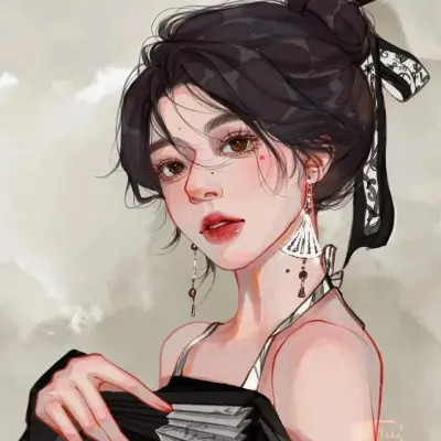 2025女生简单大方手绘气质头像