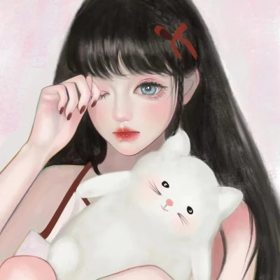 2025女生简单大方手绘气质头像