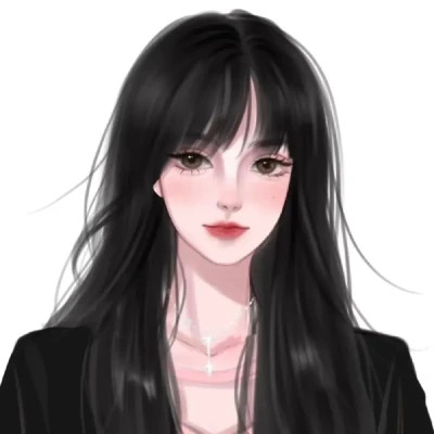 女生简单耐看头像图片手绘