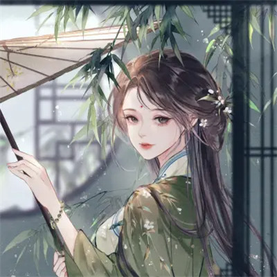 女生简单耐看头像图片手绘