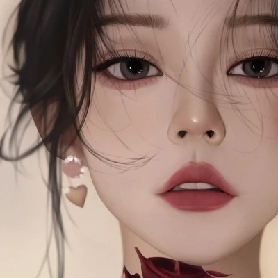 时尚美女漫画图片微信头像图片
