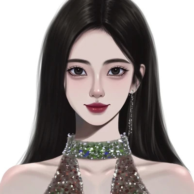 时尚美女漫画图片微信头像图片