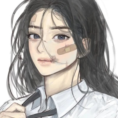 时尚美女漫画图片微信头像图片
