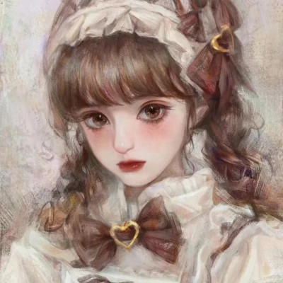 时尚美女漫画图片微信头像图片