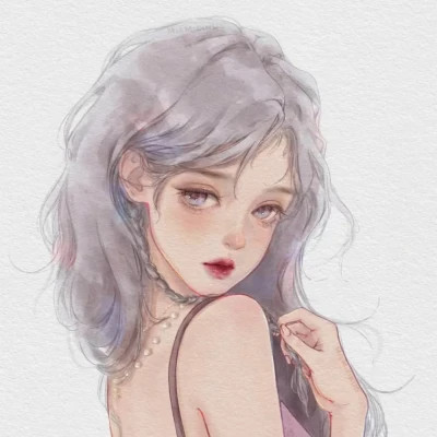 时尚美女漫画图片微信头像图片