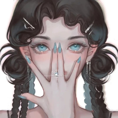 有品位的微信头像女卡通手绘